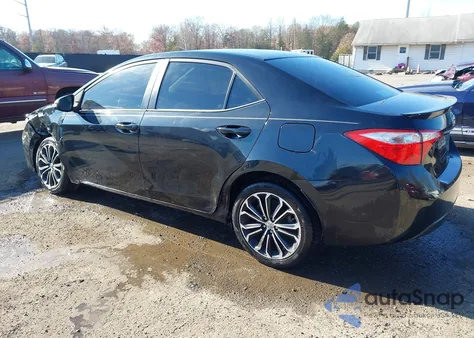 2016 Toyota Corolla S Plus z USA, uszkodzony, nr VIN 5YFBURHEXGP522300